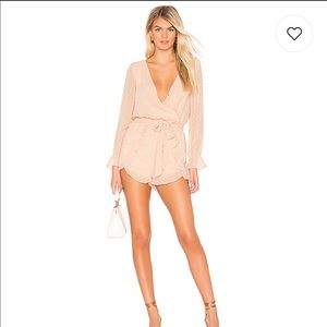 Pink long sleeve Revolve romper